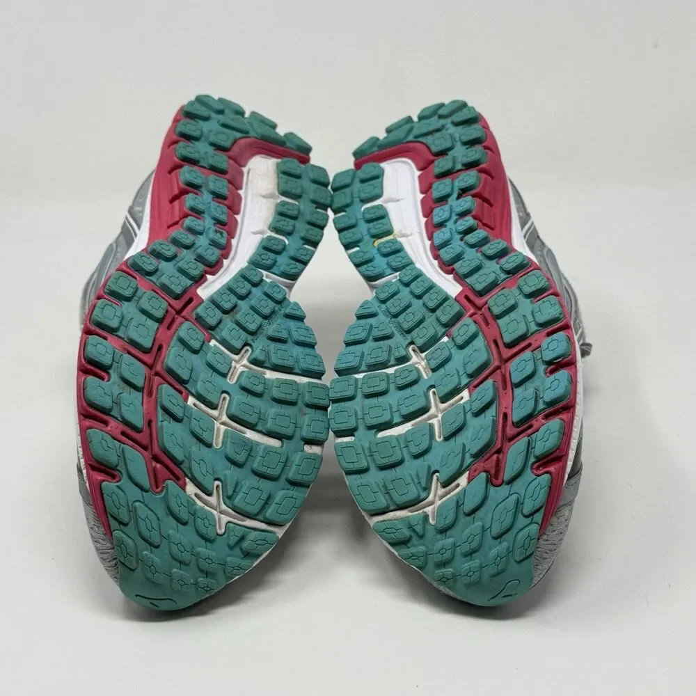 Brooks Ghost 8th Edition Sneakers Shoes Womens  8 M Gray Pink Running Comfort